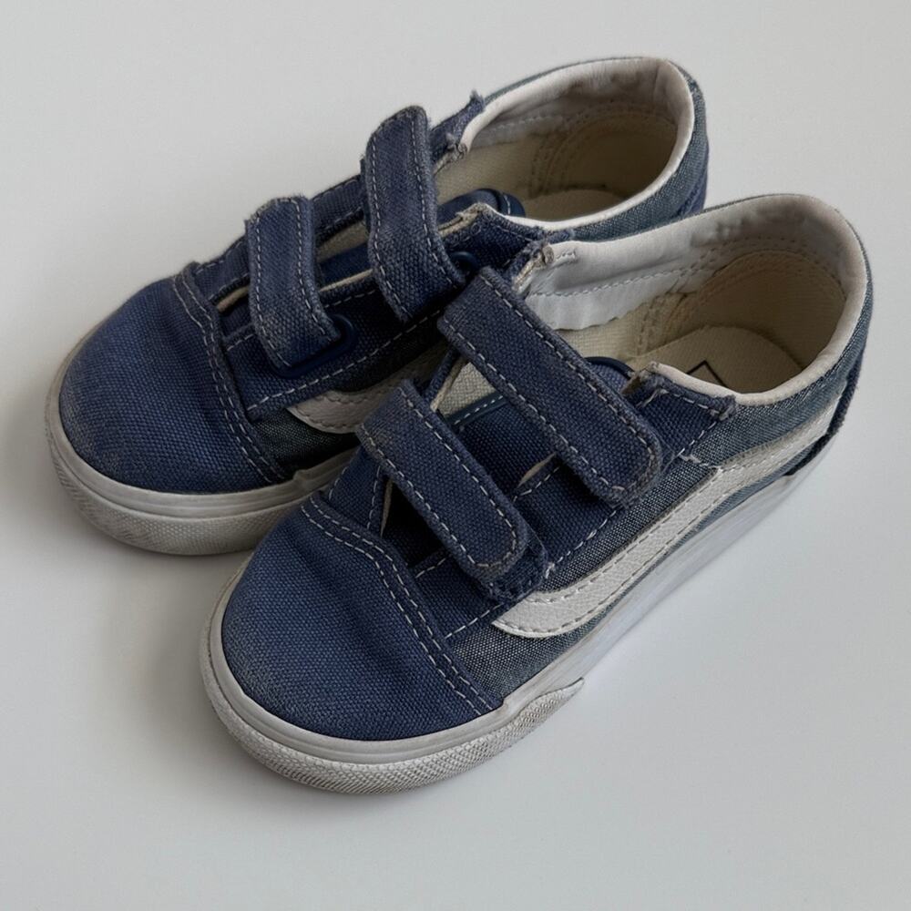 VANS old skool sneakers canvas true navy white size 8M